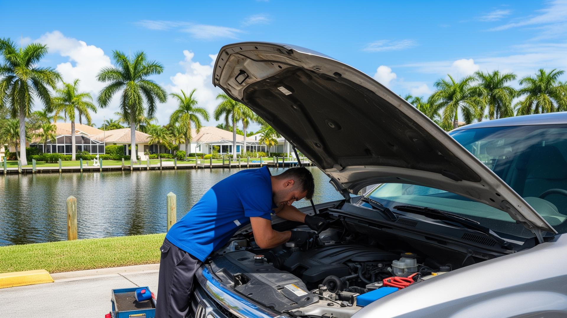 Mobile auto repair service in Cape Coral, Florida