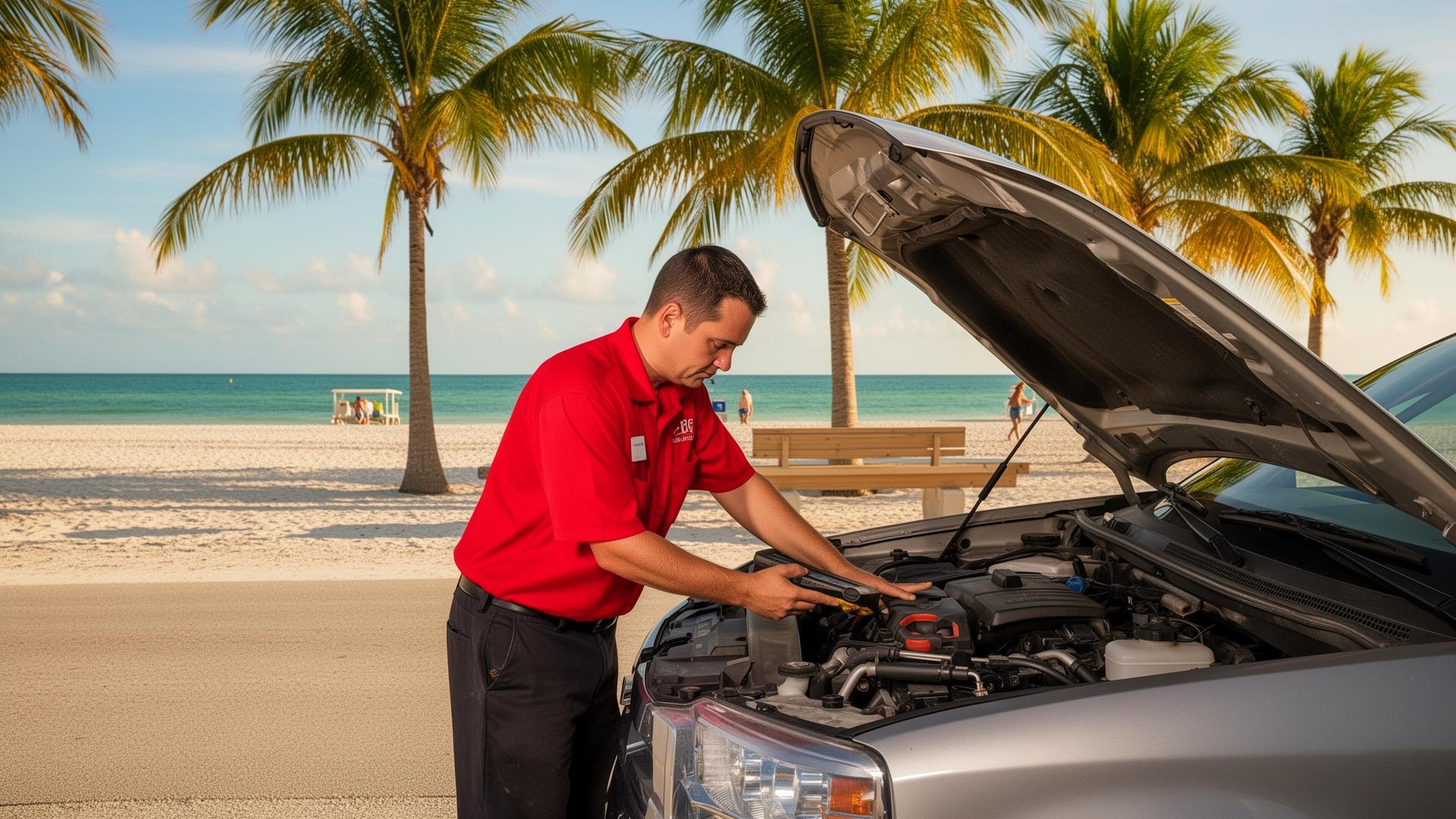 Mobile auto repair service in Fort Myers Beach, Florida
