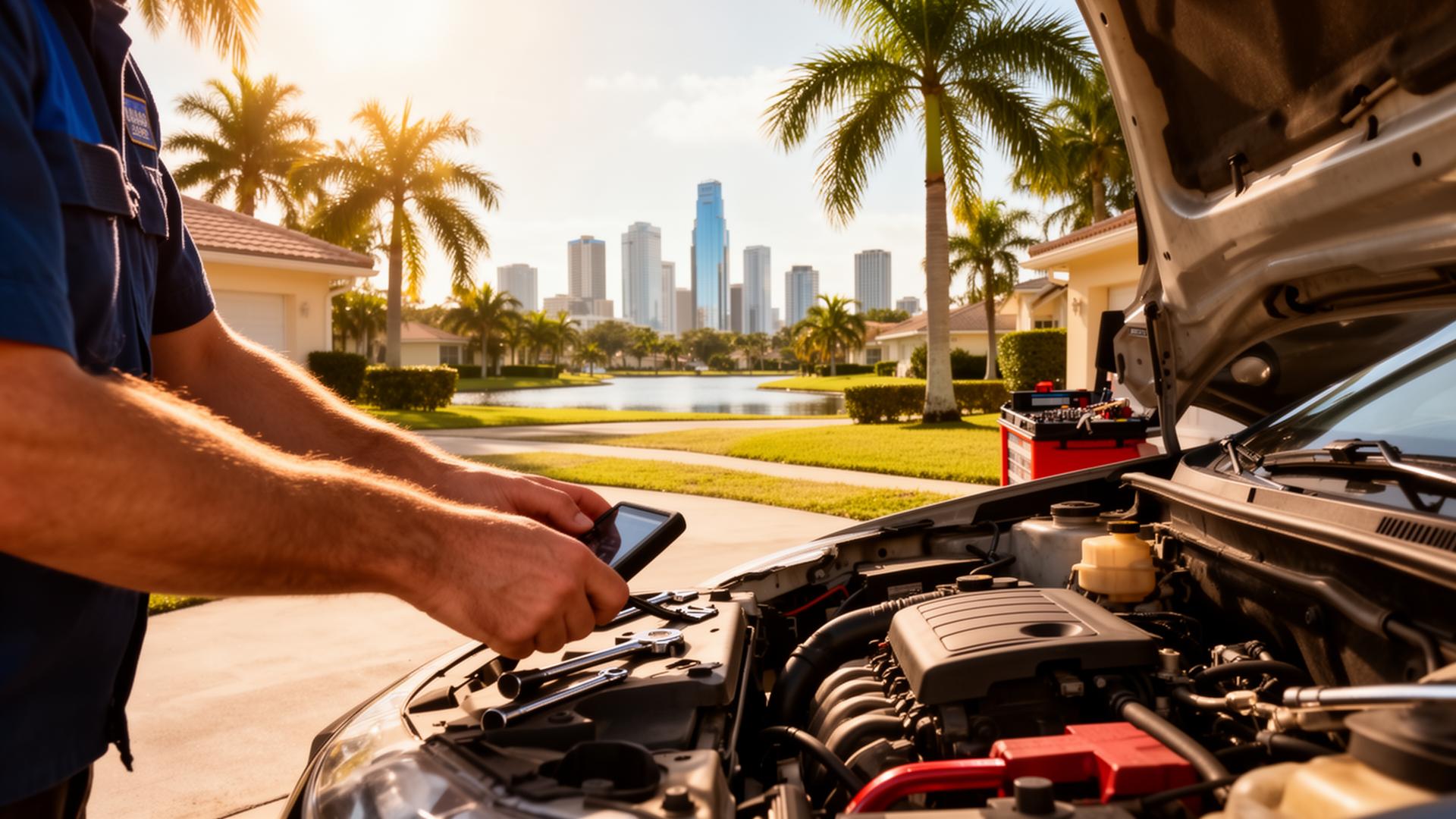 Mobile auto repair service in Fort Myers, Florida