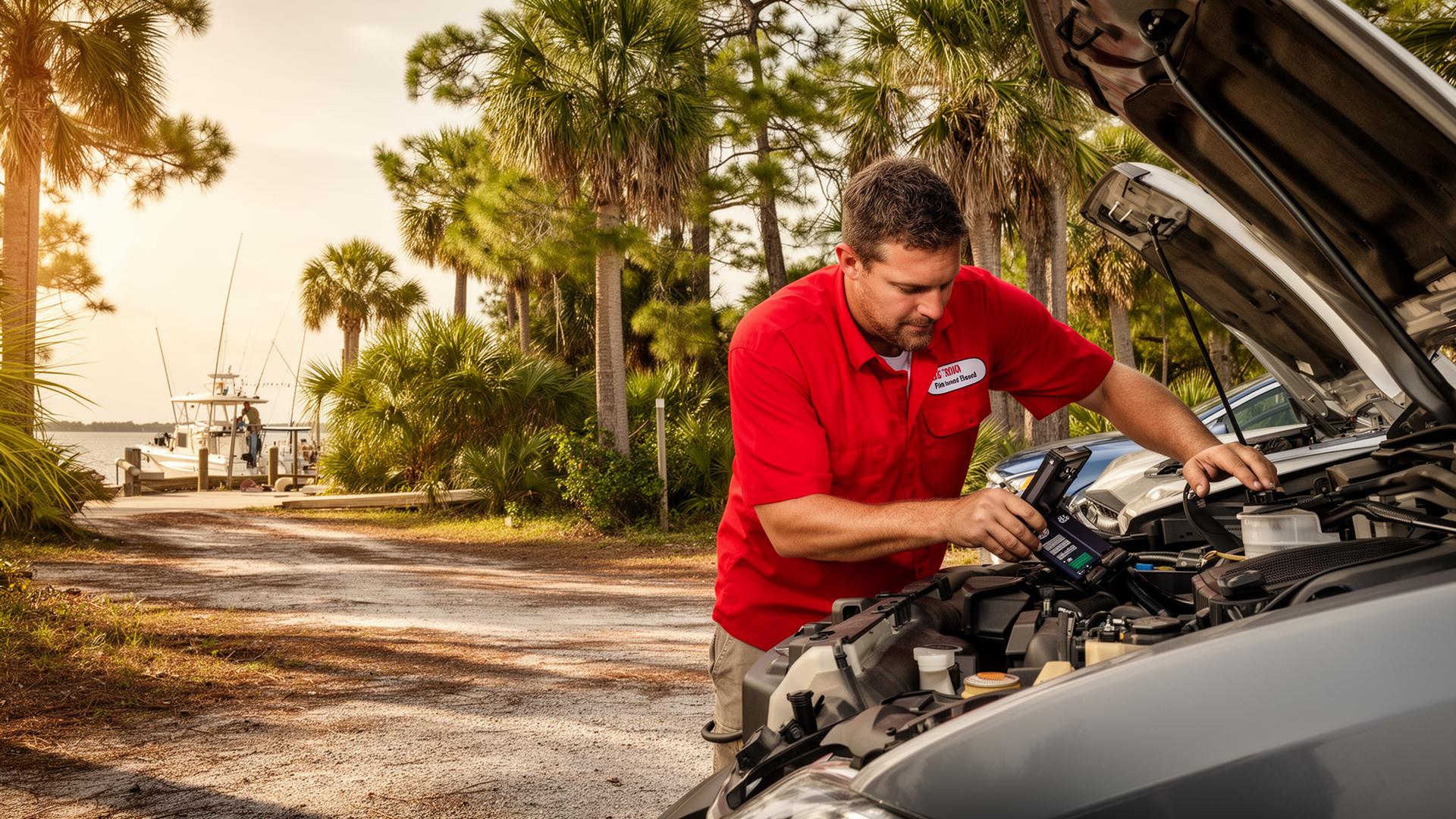 Mobile auto repair service in Pine Island, Florida