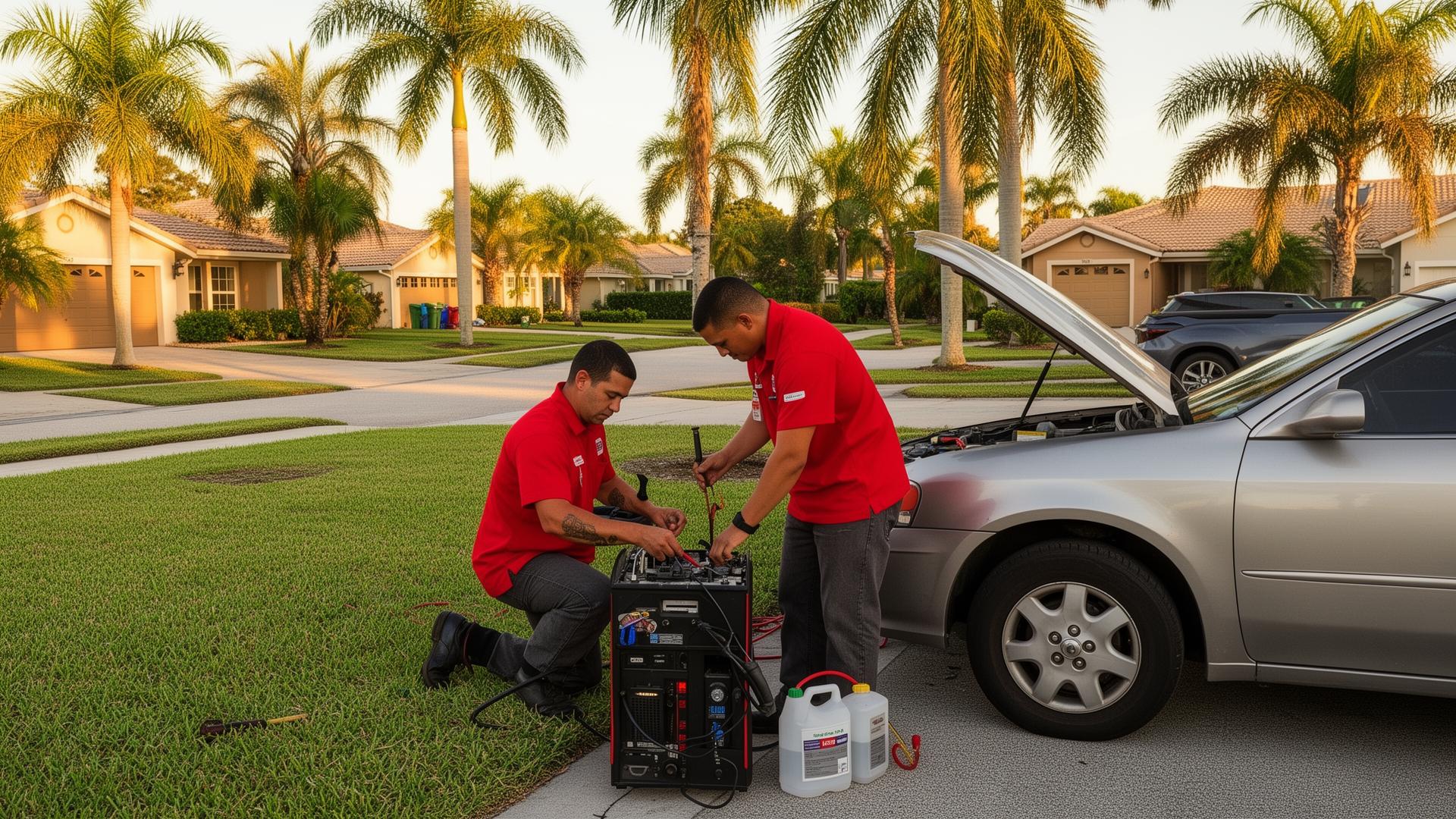 Mobile auto repair service in San Carlos Park, Florida